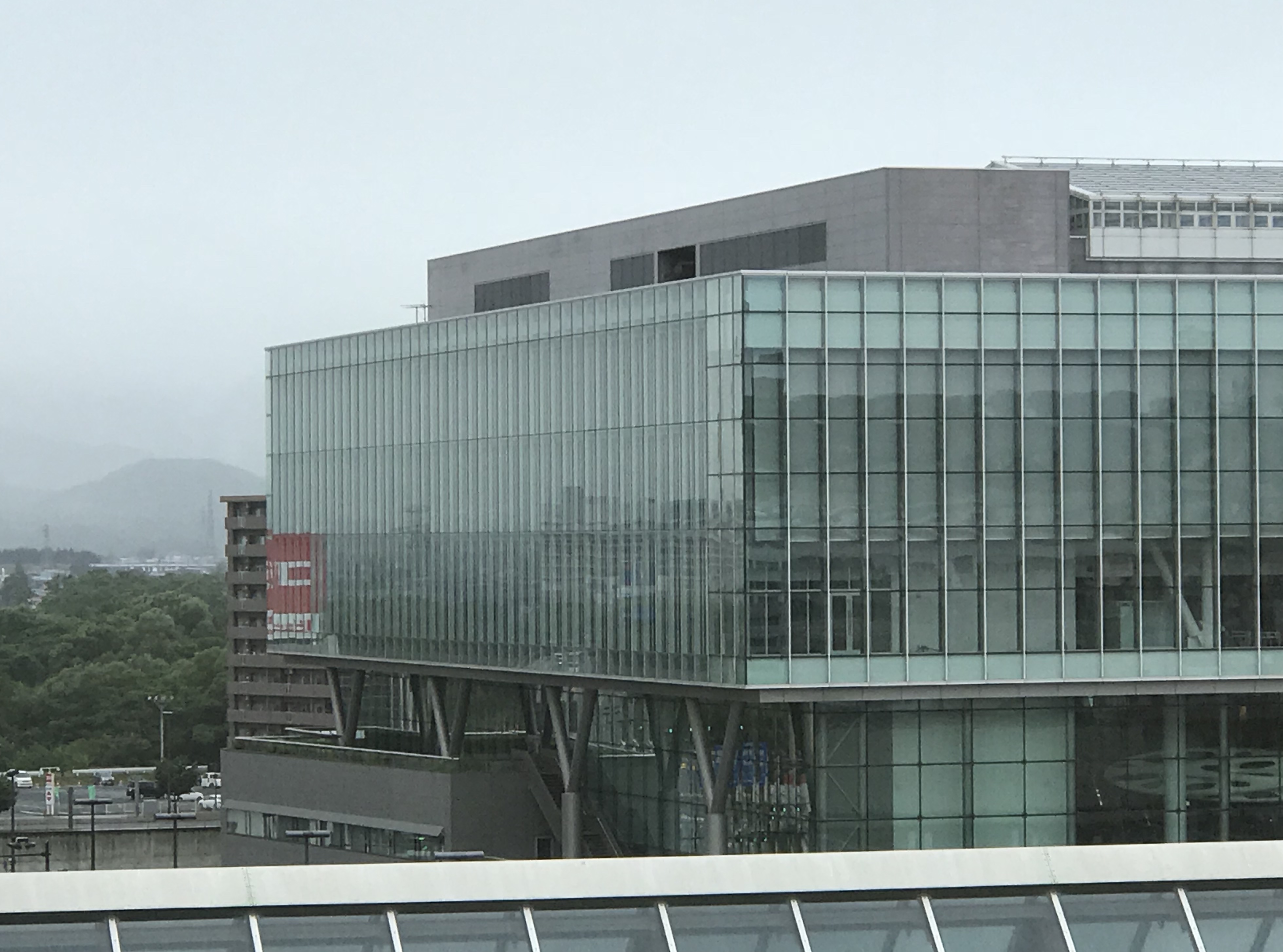 開会式会場の交流センター 開会式会場の交流センター