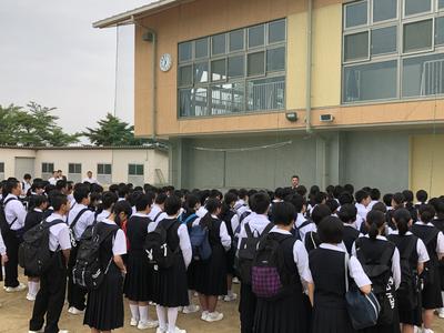 出発式の様子 出発式の様子