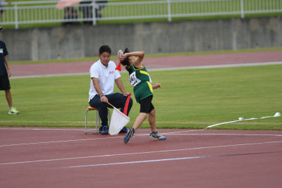 リレーカーニバル大会女子第3位競技中