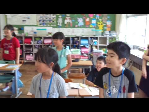 ３年生・楽しい外国語の学習