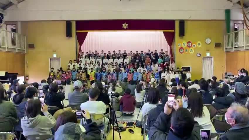 みなみっ子発表会～全校合唱～
